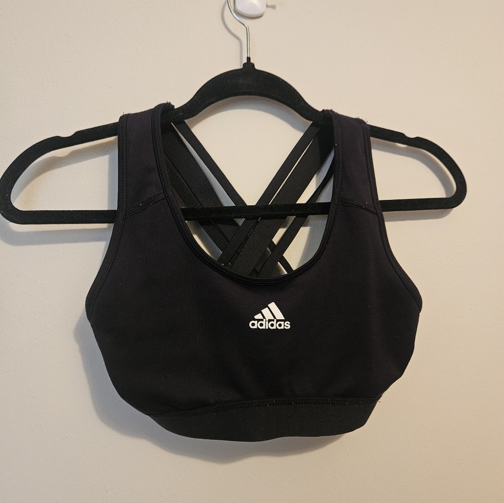 Adidas Black Sports Bra
